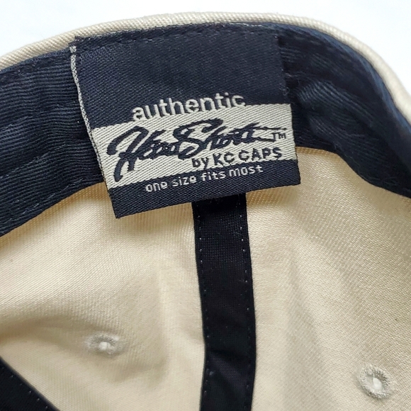 KC Caps Baseball Hat Cap Track Field Tan Beige Adjustable Trucker Hat - Picture 7 of 7